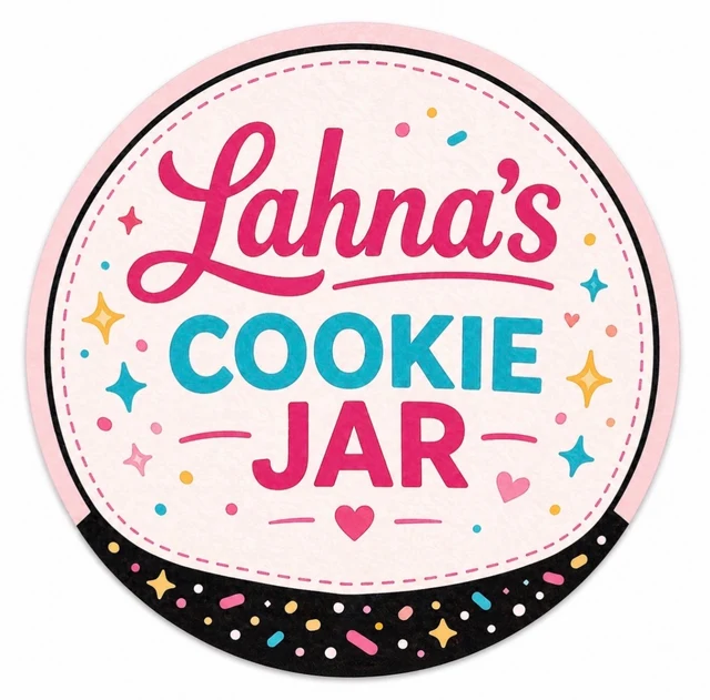 Lahna's Cookie Jar badge logo